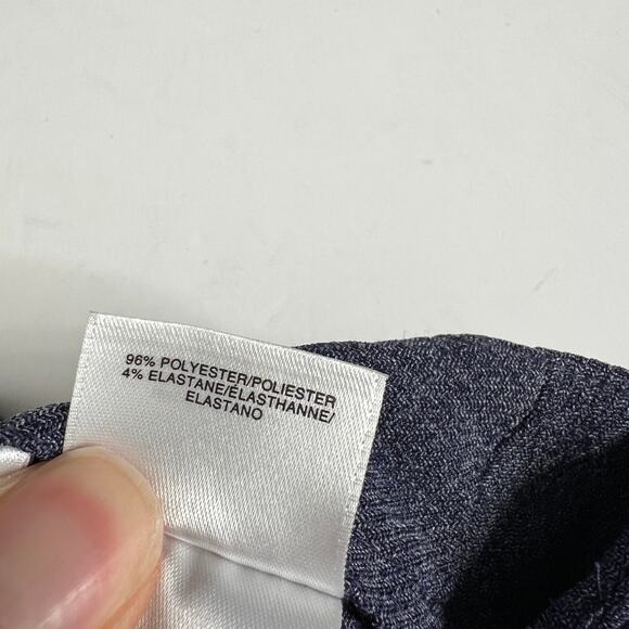 Anne Klein Sailor Pants Wide Leg Navy Blue Size 12 - Picture 5 of 12